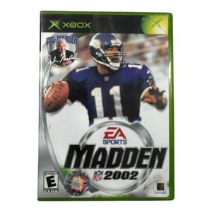Madden NFL 2002 Xbox Football Game‎ EA Sports John Madden Vikings